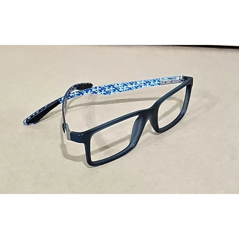 Ray-Ban Eyeglasses RB 8901 5262 Blue/Exposed Carbon Fiber Rectangular 53[]17 145